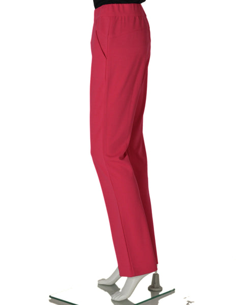 PANTALONI DONNA ELASTICO TASCHE DRITTO LEGGERO MARCA ISTINTI ART.31772