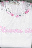 PIGIAMA DONNA RAGAZZA CANOTTA CORTO STAMPA FIORI PURO COTONE ROSSOPORPORA ART.CANDIE