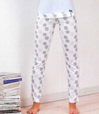 PIGIAMA DONNA RAGAZZA SERAFINO PURO COTONE POIS MARCA OHANA ART. 21464