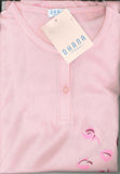 PIGIAMA CORTO DONNA RAGAZZA SERAFINO PURO COTONE FIORI OHANA ART. 21417