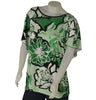 T-SHIRT DONNA MEZZA MANICA GIROCOLLO FLOREALE MARCA SILCO GAIA ART.105