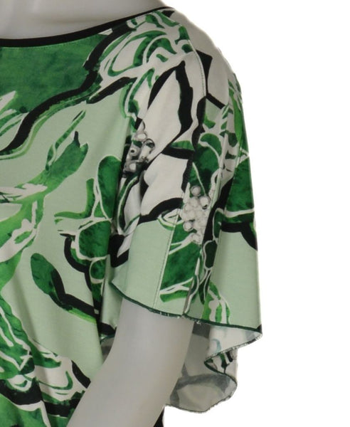 T-SHIRT DONNA MEZZA MANICA GIROCOLLO FLOREALE MARCA SILCO GAIA ART.105