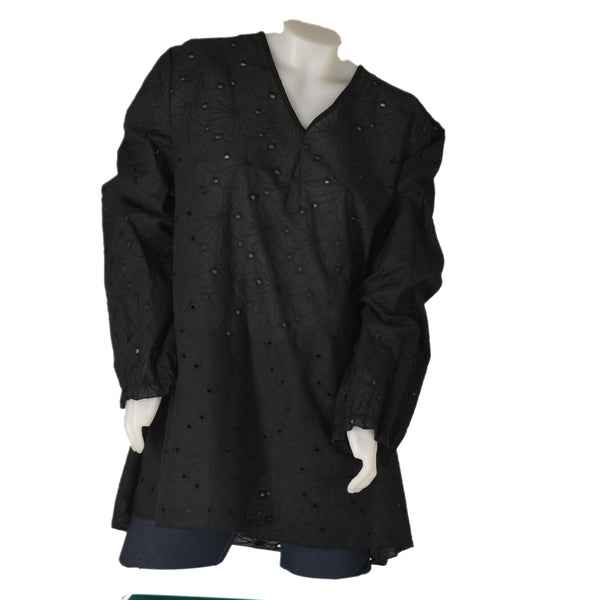 CASACCA DONNA CONFORMATA COTONE SCOLLO MANICA LUNGA MACRAME' MARCA DOLCEMENTE ART. 6030B