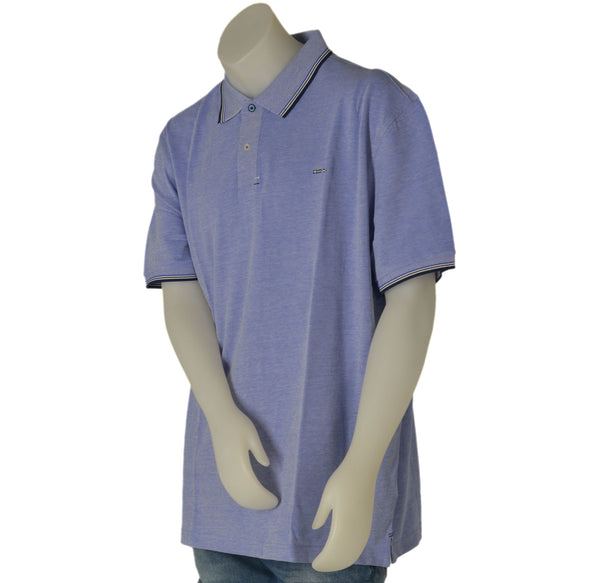 POLO UOMO CONFORMATA COTONE MEZZA MANICA  RIGA SPACCHETTI MARCA RE DEL MARE ART.993121X