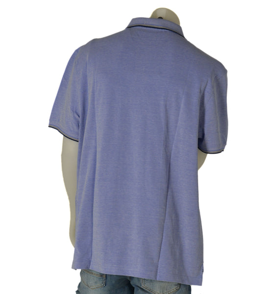 POLO UOMO CONFORMATA COTONE MEZZA MANICA  RIGA SPACCHETTI MARCA RE DEL MARE ART.993121X