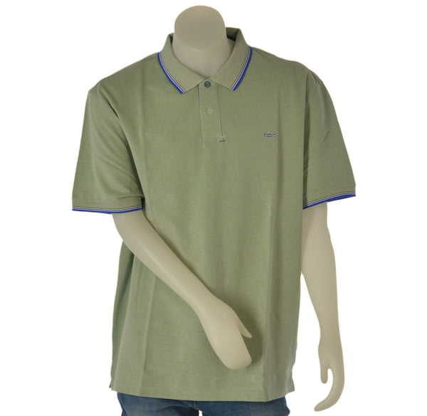 POLO UOMO CONFORMATA COTONE MEZZA MANICA  RIGA SPACCHETTI MARCA RE DEL MARE ART.993121X