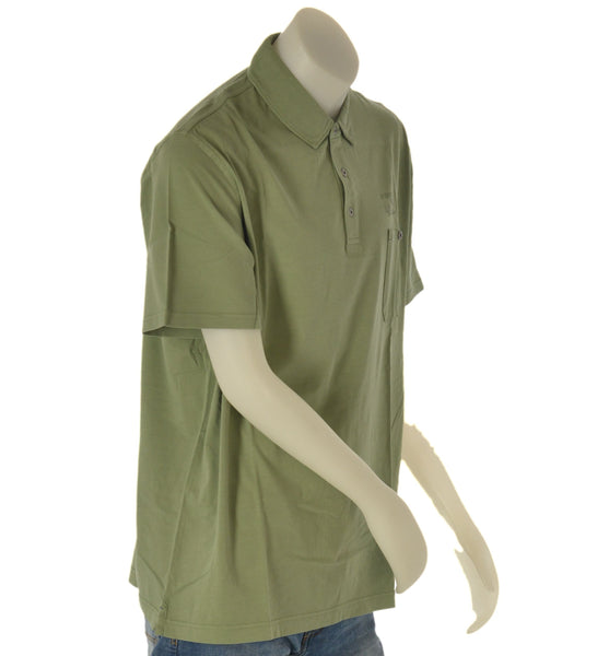 POLO UOMO CONFORMATA COTONE MEZZA MANICA TASCHINO SPACCHETTI MARCA RE DEL MARE ART. 99311X