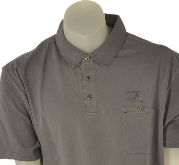 POLO UOMO CONFORMATA COTONE MEZZA MANICA TASCHINO SPACCHETTI MARCA RE DEL MARE ART. 99311X