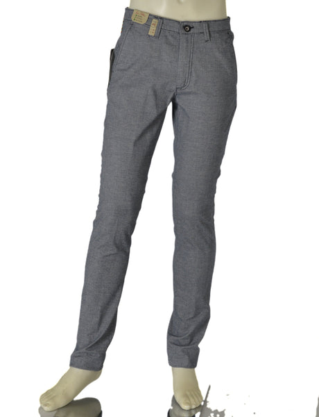 PANTALONI UOMO ZIP BOTTONE CINQUE TASCHE LEGGERO MODERN FIT LAVORATO MARCA SEA BARRIER ART. BALTO