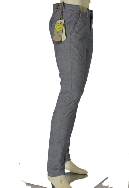 PANTALONI UOMO ZIP BOTTONE CINQUE TASCHE LEGGERO MODERN FIT LAVORATO MARCA SEA BARRIER ART. BALTO