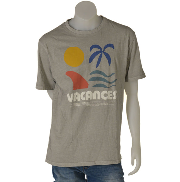T-SHIRT UOMO COTONE MEZZA MANICA GIROCOLLO STAMPA MARCA LOSAN ART. 31K-1018AL