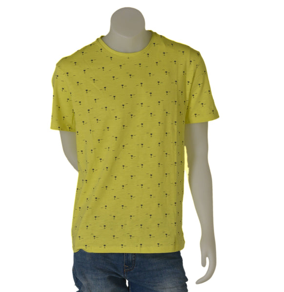 T-SHIRT UOMO COTONE MEZZA MANICA GIROCOLLO PALME MARCA LOSAN ART. 311-1031AL