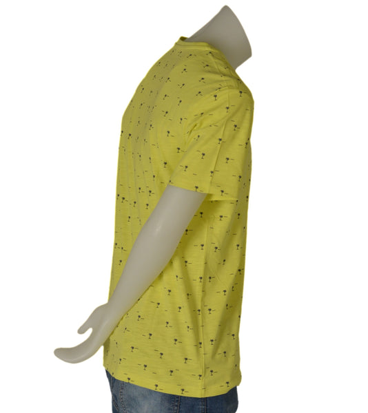T-SHIRT UOMO COTONE MEZZA MANICA GIROCOLLO PALME MARCA LOSAN ART. 311-1031AL
