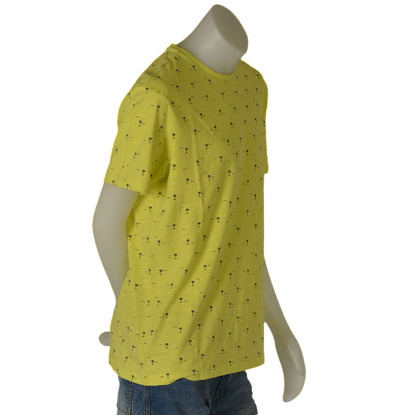 T-SHIRT UOMO COTONE MEZZA MANICA GIROCOLLO PALME MARCA LOSAN ART. 311-1031AL