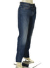 JEANS UOMO ZIP BOTTONE CINQUE TASCHE REGOLARE SCURO MARCA GAS ART. MORRIS A3076